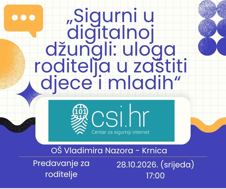 CSI predavanje za roditelje