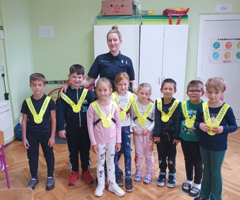 Posjet policajke u 1. razredu